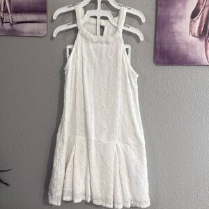 Abercrombie kids dress lined 3/4 years used white